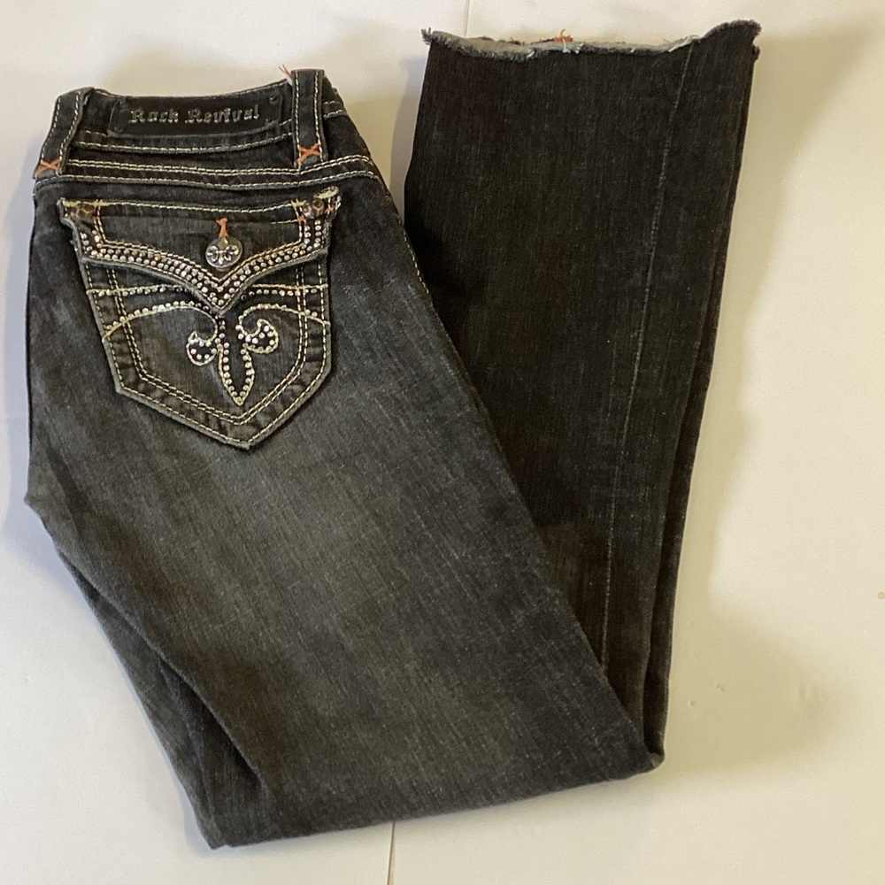 Rock Revival Black Bootcut Jean